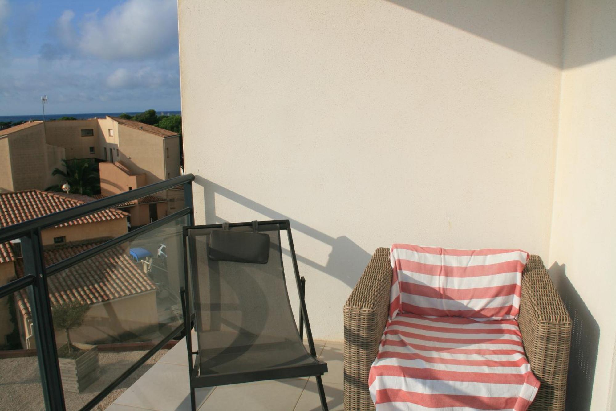 T3 Vue Mer 100M De La Plage Wifi Et Parking Saint-Pierre-la-Mer  Bagian luar foto